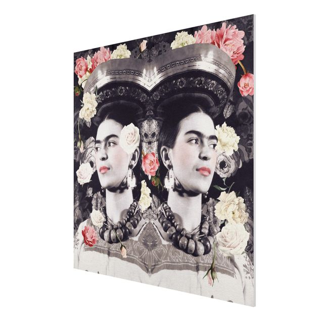 Tavlor blommor Frida Kahlo - Flower Flood