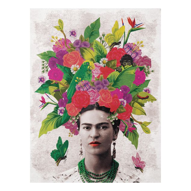 Konstutskrifter Frida Kahlo - Flower Portrait