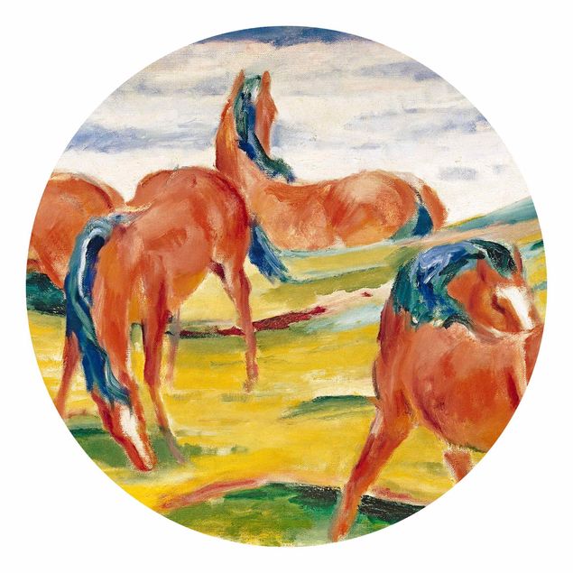 Konstutskrifter Franz Marc - Grazing Horses