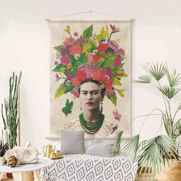 Kök dekoration Frida Kahlo - Flower Portrait