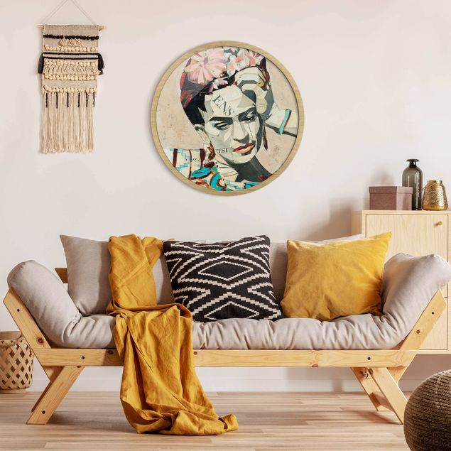 Tavlor konstutskrifter Frida Kahlo - Collage No.1