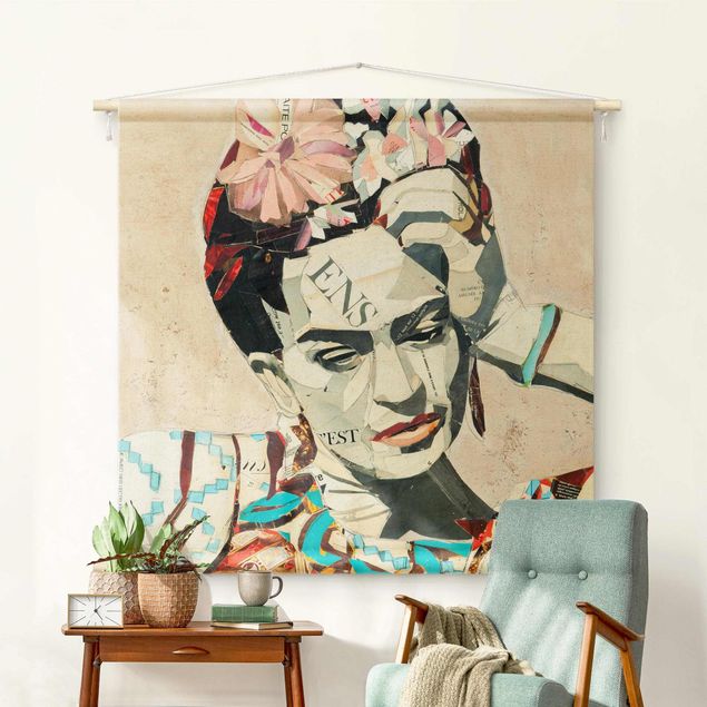 Modern väggbonad Frida Kahlo - Collage No.1
