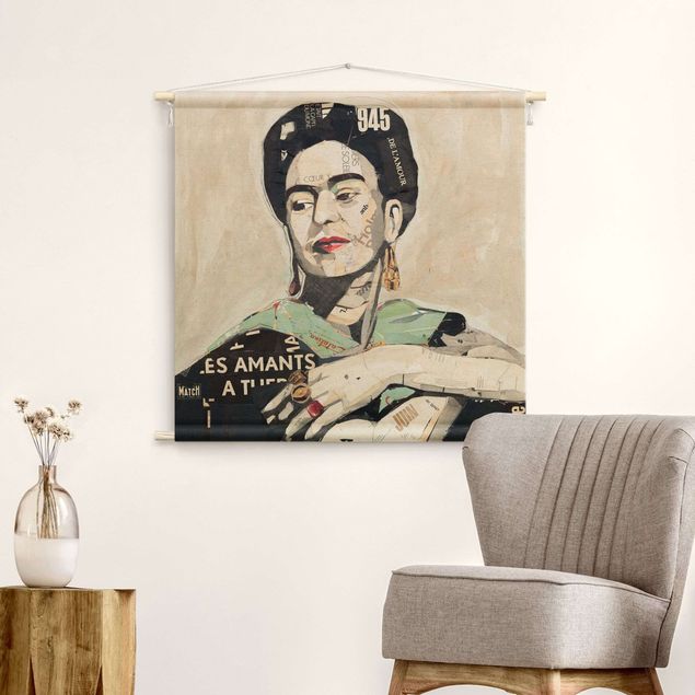 Väggbonad konst Frida Kahlo - Collage No.4