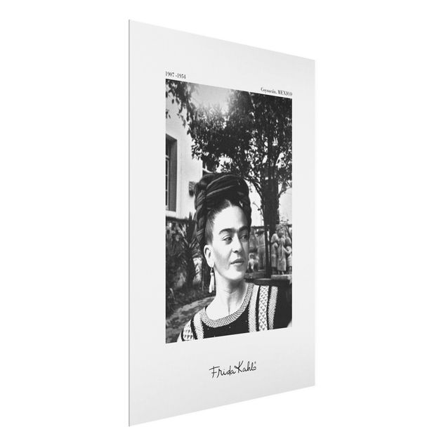 Tavlor porträtt Frida Kahlo Photograph Portrait In The Garden