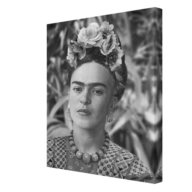 Tavlor Frida Kahlo Frida Kahlo Photograph Portrait With Flower Crown