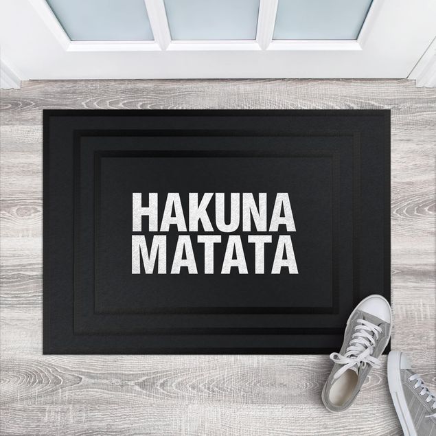 Dörrmattor ordspråk Hakuna Matata