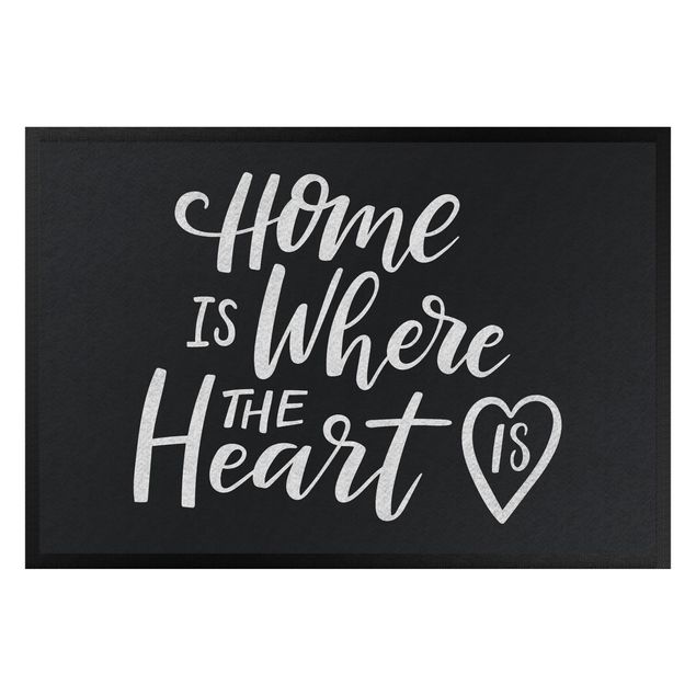 Dörrmattor familj Home Is where the Heart Is