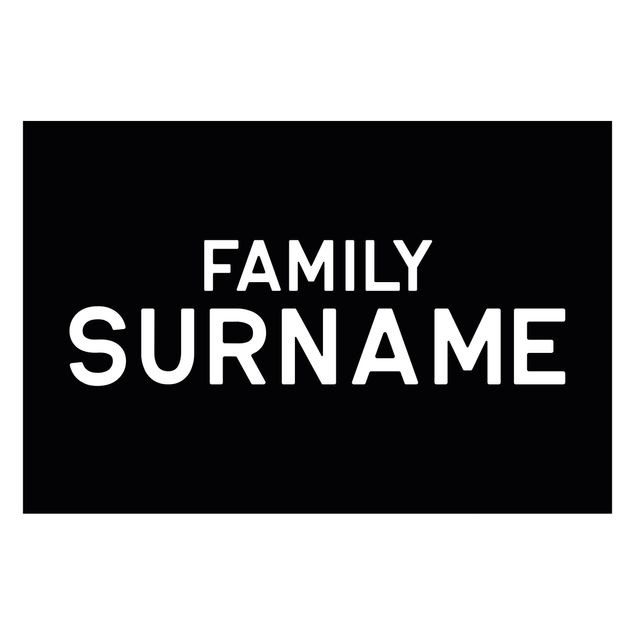små runda mattor Family Surname