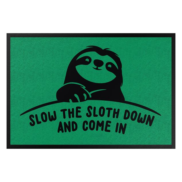 Dörrmattor rolig Slow Down The Sloth