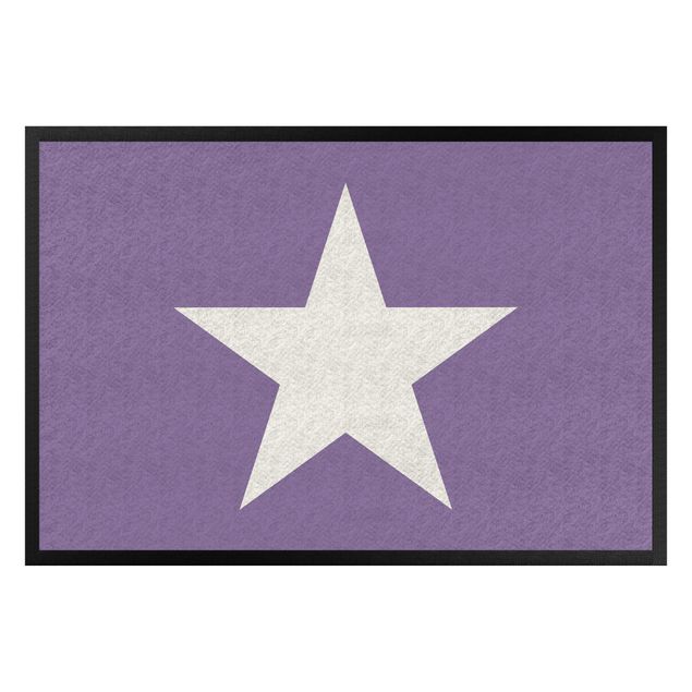 Dörrmattor stjärnor Star In Lilac