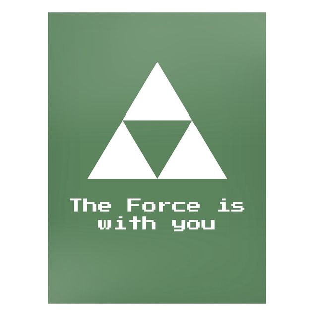 Tavlor ordspråk Gaming Symbol The Force is with You