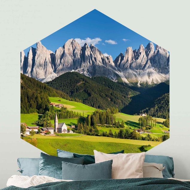 Fototapeter bergen Odle In South Tyrol