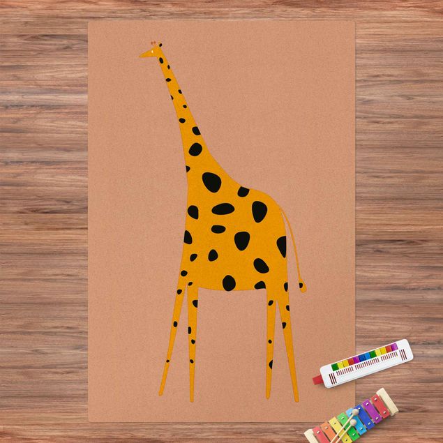 Inredning av barnrum Yellow Giraffe