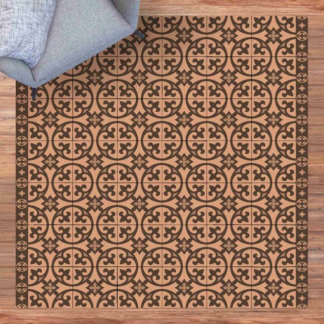 Kök dekoration Geometrical Tile Mix Circles Grey