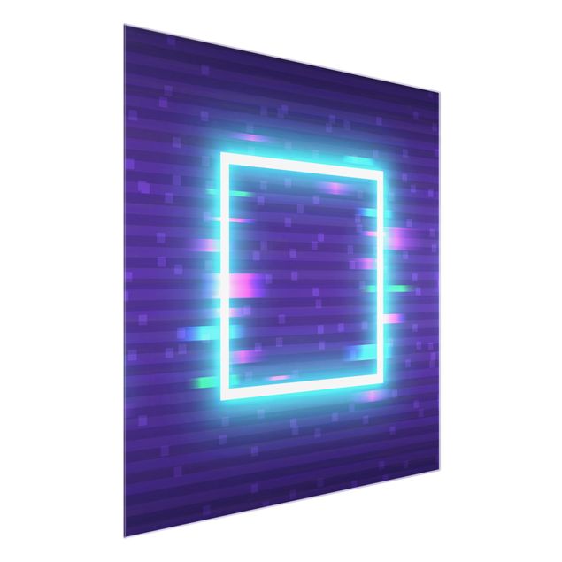 Magnettafel Glas Geometrical Square In Neon Colours