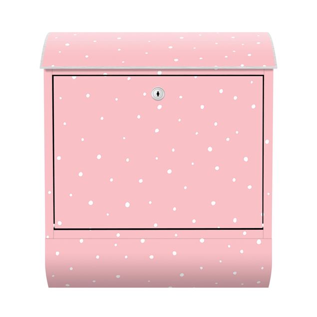 Brevlådor Drawn Little Dots On Pastel Pink