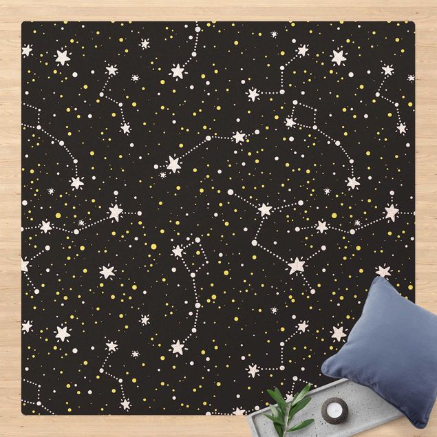 modern matta vardagsrum Drawn Starry Sky With Great Bear