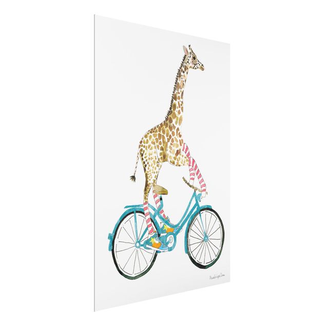 Tavlor modernt Giraffe on a joy ride II