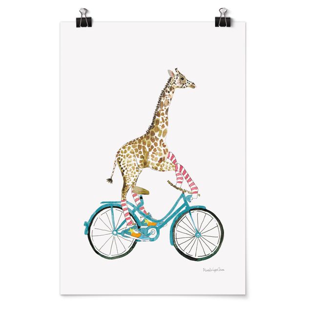 Tavlor modernt Giraffe on a joy ride II