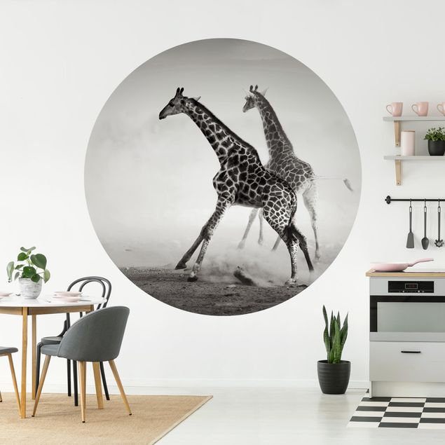 Kök dekoration Giraffe Hunt