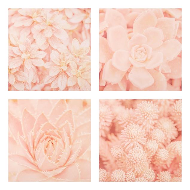 Tavlor blommor Pink Flower Magic