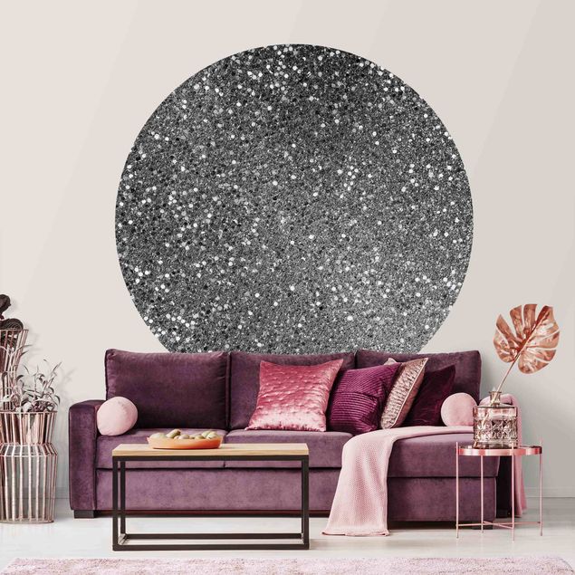 Kök dekoration Glitter Confetti In Black And White