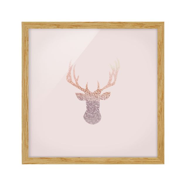 Tavlor modernt Shimmering Deer