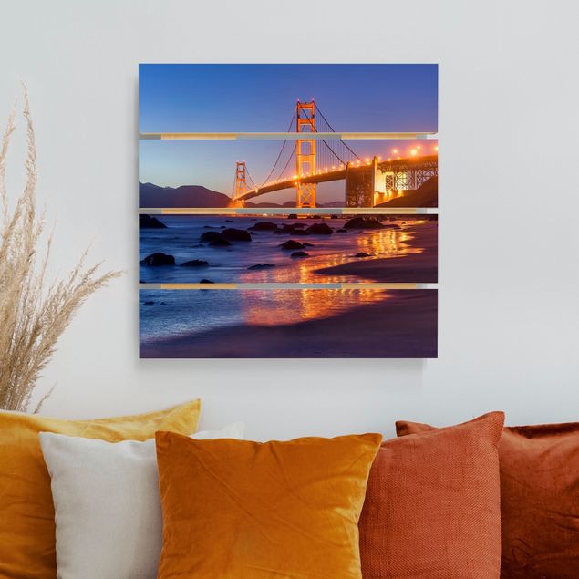 Kök dekoration Golden Gate Bridge At Dusk