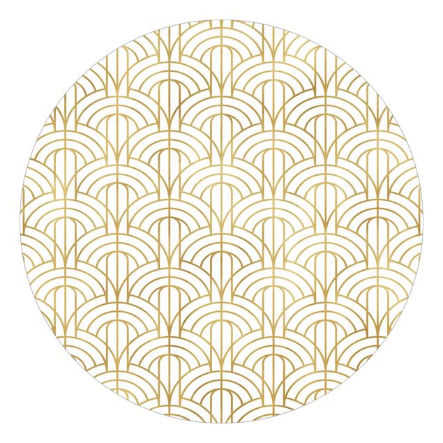 Tapeter modernt Golden Art Deco Pattern XXL