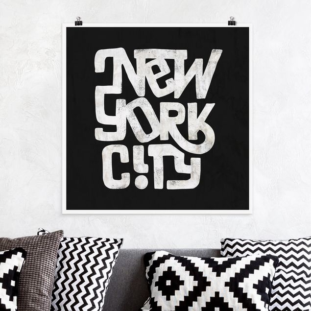 Tavlor New York Graffiti Art Calligraphy New York City Black