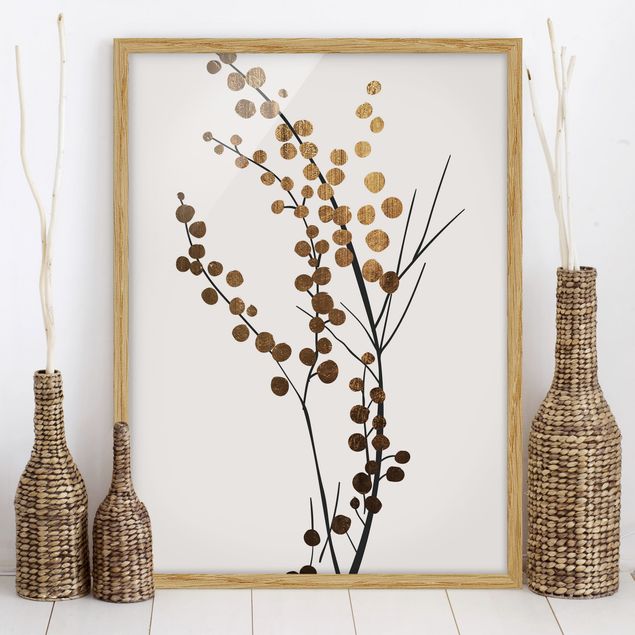 Kök dekoration Graphical Plant World - Berries Gold