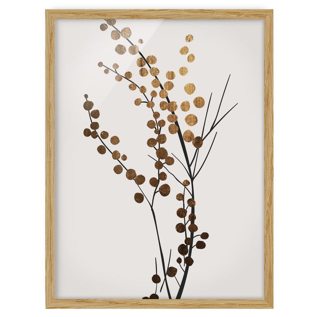 Tavlor blommor Graphical Plant World - Berries Gold