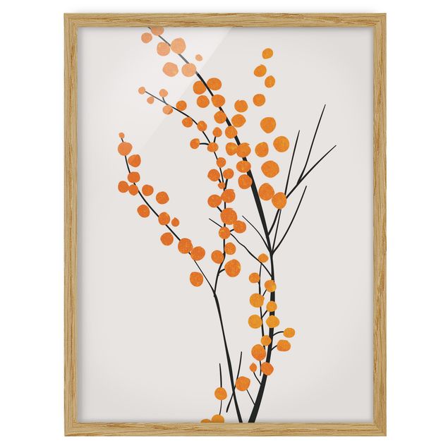 Tavlor blommor Graphical Plant World - Berries Orange