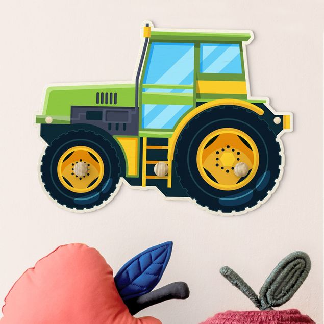 Inredning av barnrum Green Tractor