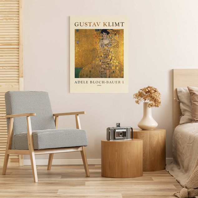 Canvastavlor konstutskrifter Gustav Klimt - Adele Bloch-Bauer I - Museum Edition
