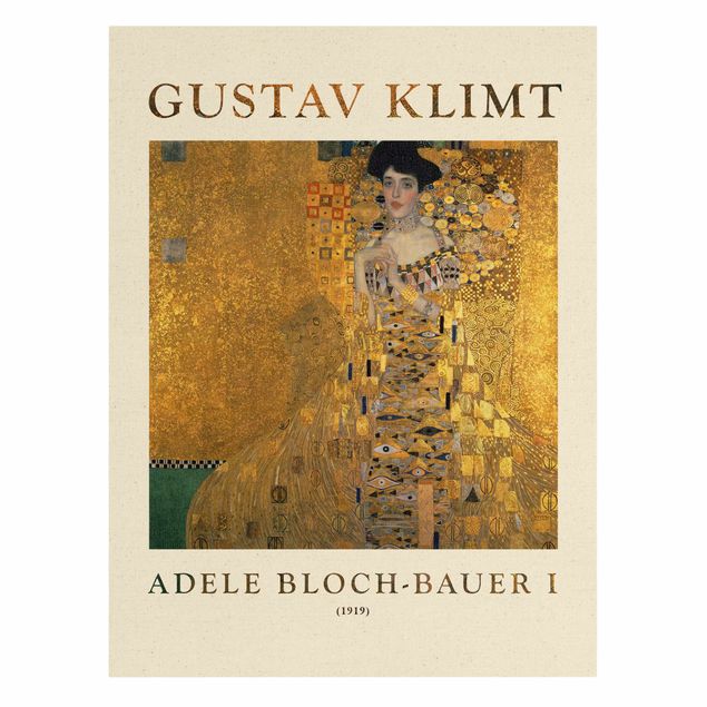 Tavlor konstutskrifter Gustav Klimt - Adele Bloch-Bauer I - Museum Edition