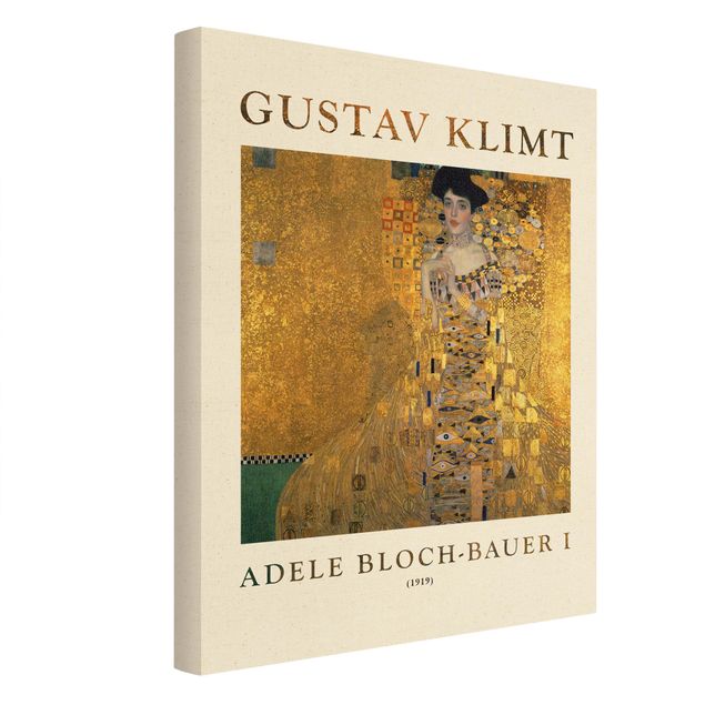 Tavlor porträtt Gustav Klimt - Adele Bloch-Bauer I - Museum Edition