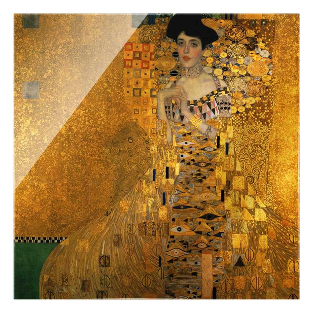Tavlor konstutskrifter Gustav Klimt - Portrait Of Adele Bloch-Bauer I