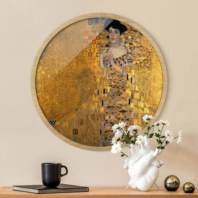 Tavlor med ram konstutskrifter Gustav Klimt - Portrait Of Adele Bloch-Bauer I