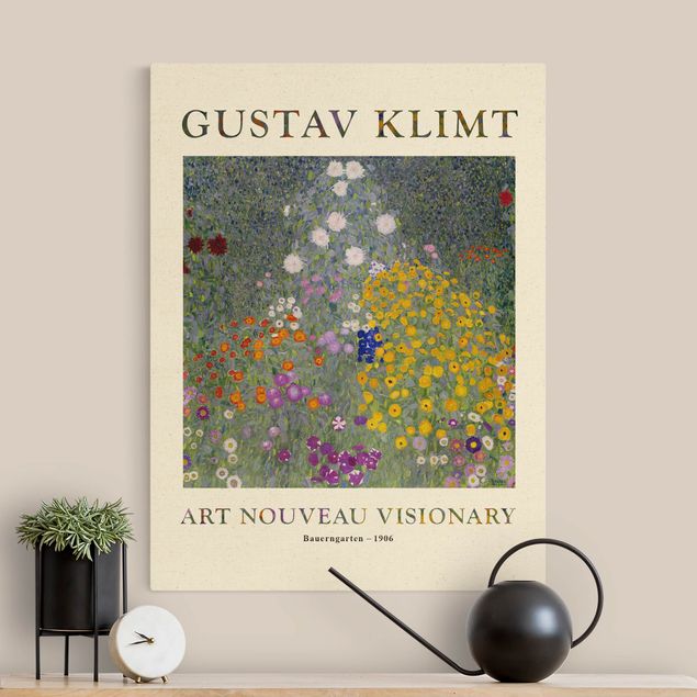 Konstutskrifter Gustav Klimt - Farmer's Garden - Museum Edition