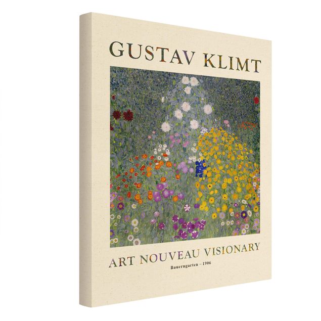 Tavlor blommor  Gustav Klimt - Farmer's Garden - Museum Edition
