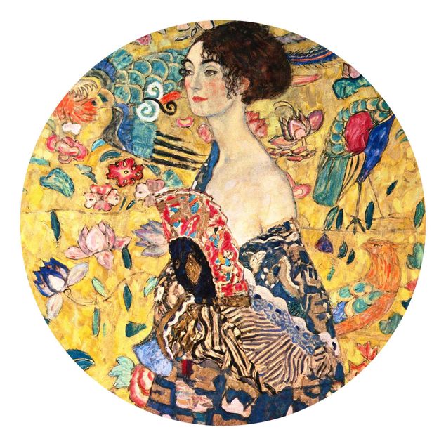 Konststilar Gustav Klimt - Lady With Fan