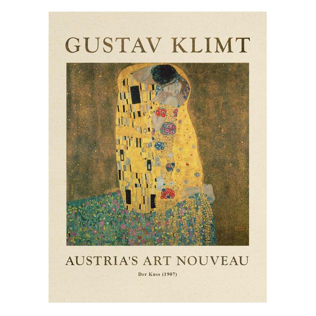 Tavlor konstutskrifter Gustav Klimt - The Kiss - Museum Edition