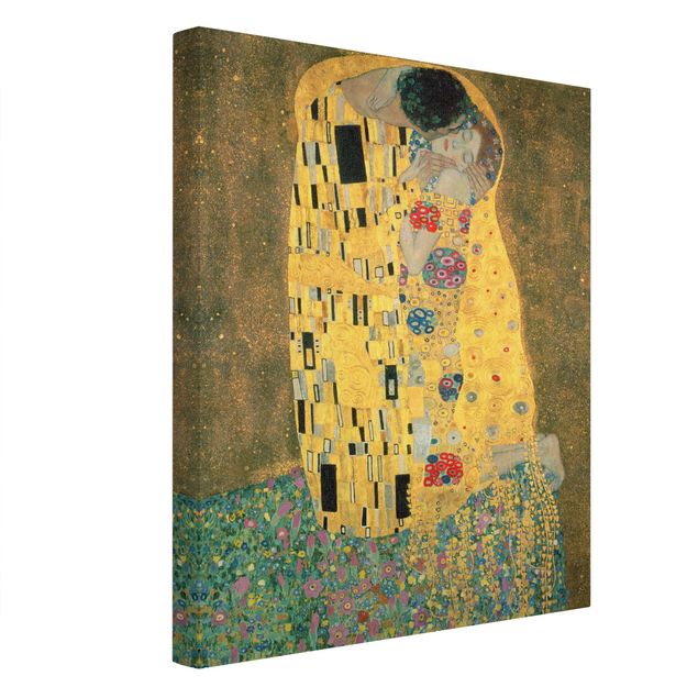 Canvastavlor konstutskrifter Gustav Klimt - The Kiss
