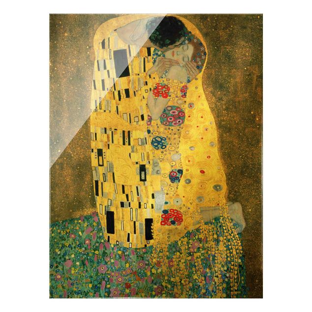 Glastavlor naken och erotik Gustav Klimt - The Kiss