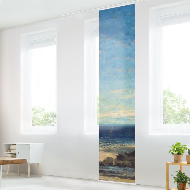 Kök dekoration Gustave Courbet - The Sea - Blue Sea, Blue Sky