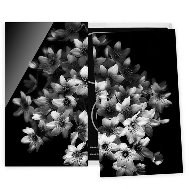 Spistäckplattor blommor  Dark Clematis Bunch
