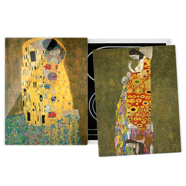 Konststilar Art Deco Gustav Klimt - Kiss And Hope