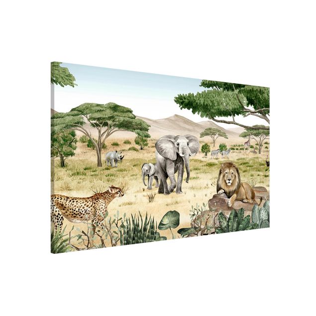 Tavlor elefanter Rulers of the savannah