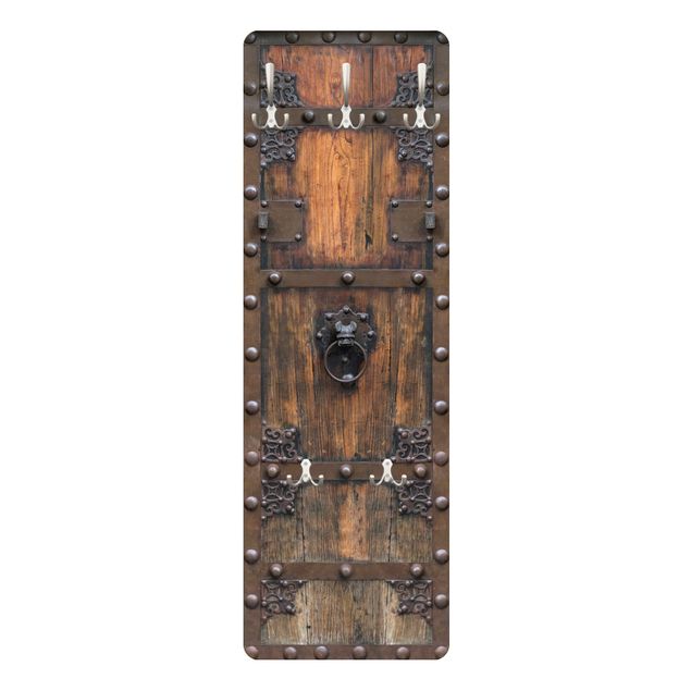 Klädhängare vägg brun Historical Wooden Door